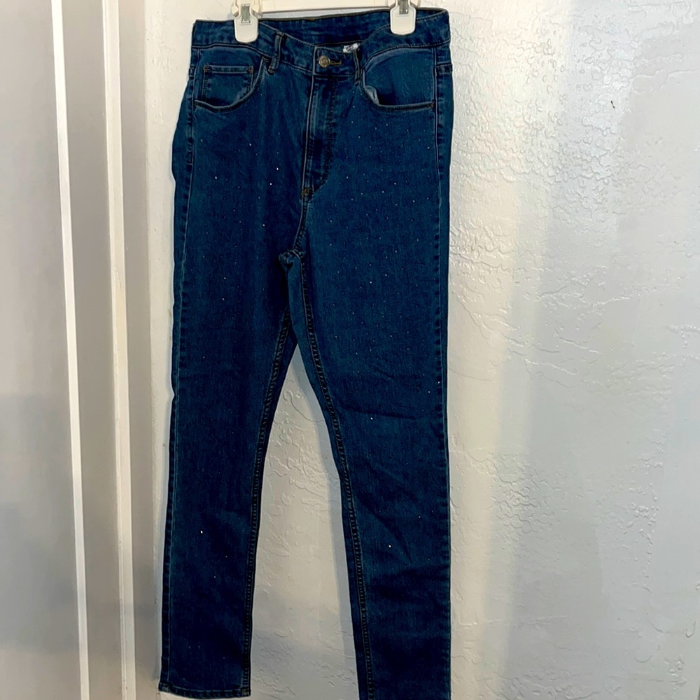 Diamond accent jeans... size 33